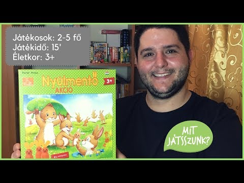 Nyúlmentő Akció Játékbemutató - Mit Játsszunk?