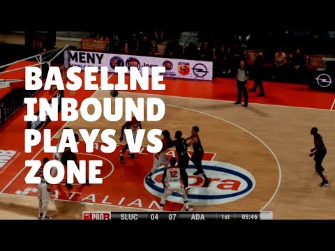 Best Basketball Baseline Inbound Plays vs Zone