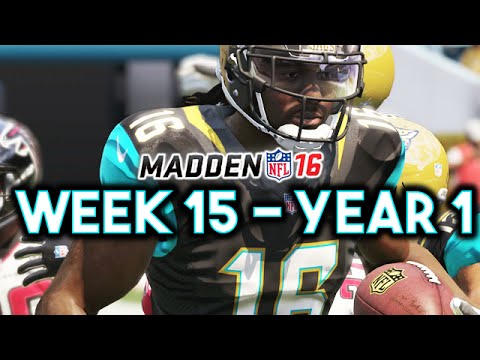 Madden 16 Jaguars Connected Franchise Year 1 - Week 15 vs Falcons (Ep.15)