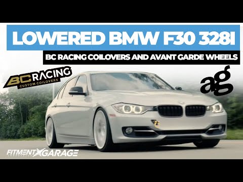 BMW F30 328i Gets BC Racing Coilovers and Avant Garde Wheels
