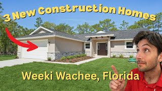 Touring 3 Stunning New Construction Homes in Weeki Wachee, Florida