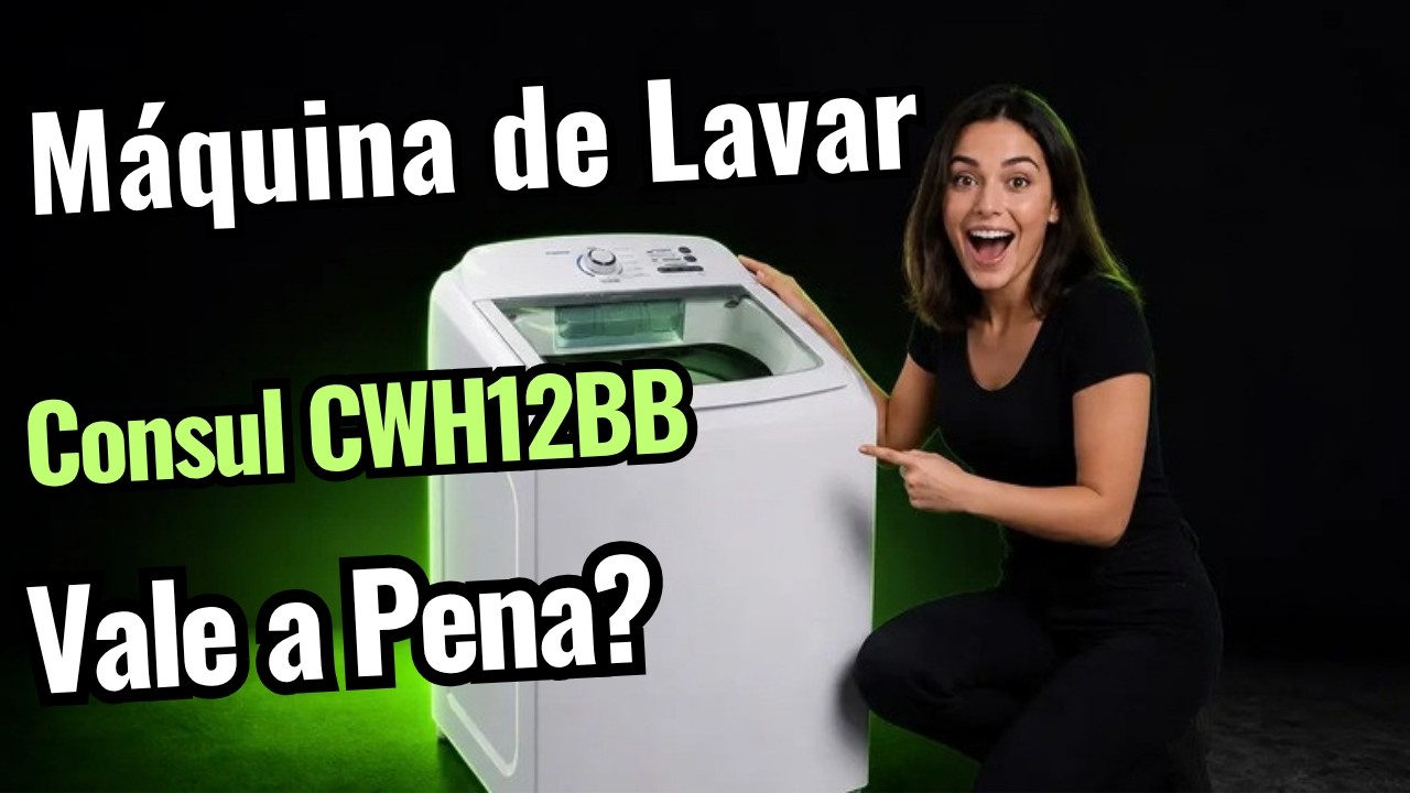 Miniatura da avaliação em vídeo de Máquina De Lavar Automática Consul 12kg Branco