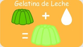 Convierte tu Gelatina de Agua en Gelatina de Leche!!!!