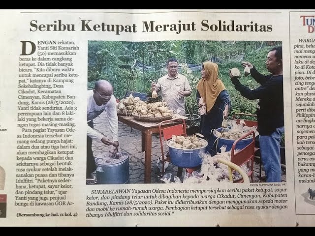 Video Gallery 1 Aksi Solidaritas Sosial Berbagi Ketupat-Kelor