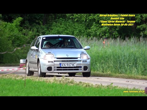 Abram Arkadiusz/Sajdak Konrad-Renault Clio- Super Sprint Mielecki - Targum Wadowice Górne 30-05-2021