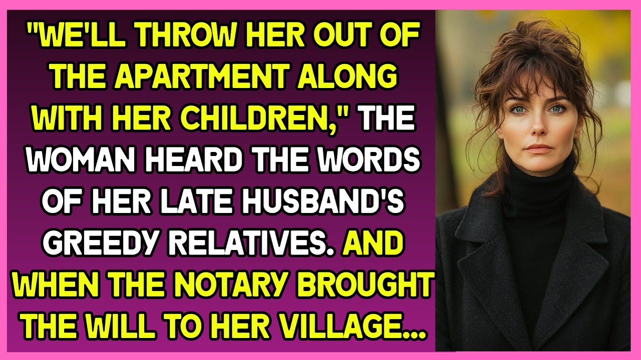 Woman heard the words of her late husband's relatives & in disgust left them all his money