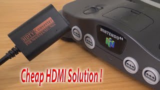 Nintendo 64 HDMI Cheap $15 Adapter in 2021😄
