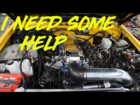 LS Swap S10 Xtreme  Hooker Blackheart 3" Exhaust Install...and Troubleshooting