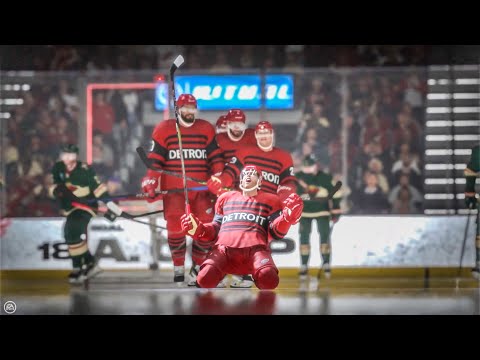 NHL 24 Gameplay - Detroit Red Wings vs Minnesota Wild PS5
