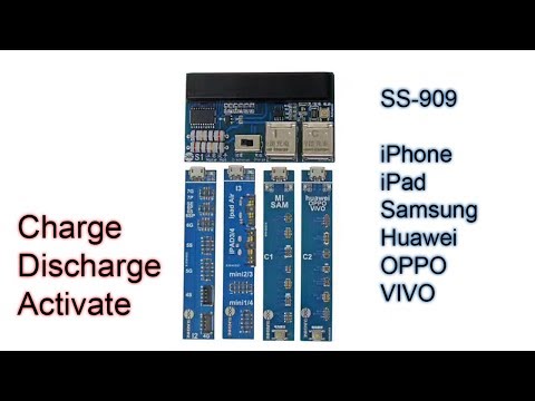 SS-909 All-in-1 Battery Charger/Tester/Activator for iPhone/iPad/Samsung UNBOXING