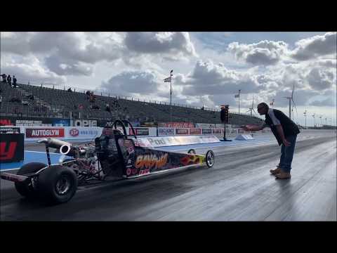 FIA/FIM European Finals Banshee Junior Dragster Qualifying  Santa Pod Raceway 2019