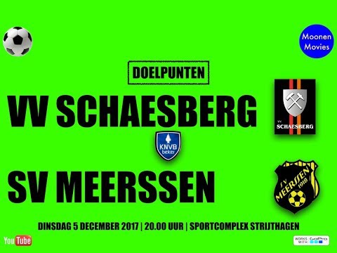 Doelpunten bekerwedstrijd VV Schaesberg-SV Meerssen 05-12-2017