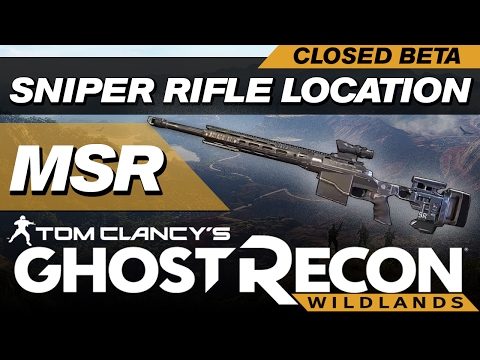 MSR Sniper Rifle Location Outside Boundary -  Ghost Recon Wildlands Beta