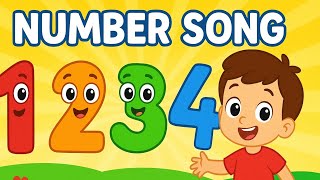 Number Song For Toddlers & Kids 🔢 | Count 1 to 10 | Nursery Rhymes | 123 number Song