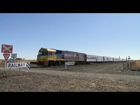 6AM8 "The Overland" JBRE Passenger Train - PoathTV Australian Railways