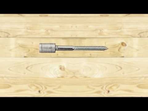 Karmmontage med Programa karmskruv