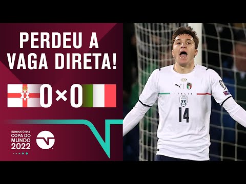 Gols e lances de Irlanda do Norte x Itália