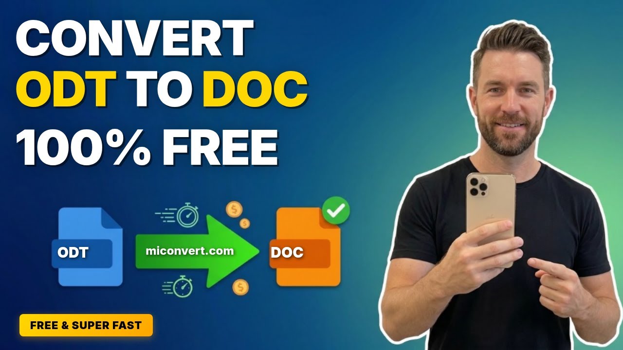 How to Change ODT to DOC — Free Online Tool Tutorial