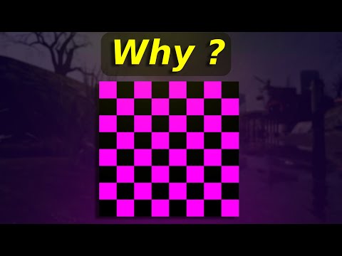 Why Is The Source's Error Texture Like That ?