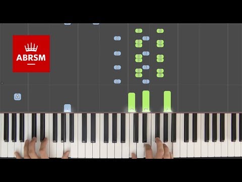 Indian Pony Race / ABRSM Piano Grade 4 2015 & 2016, C:1 / Synthesia 'live keys' tutorial