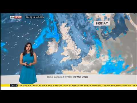 Nazaneen Ghaffar Sky News Weather 2017 07 14