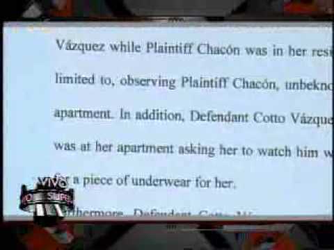 SuperXclusivo 12/8/09 - Demanda a Miguel Cotto por hostigamiento sexual 1/3