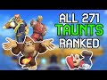 Ranking ALL 271 Taunts in Super Smash Bros Ultimate