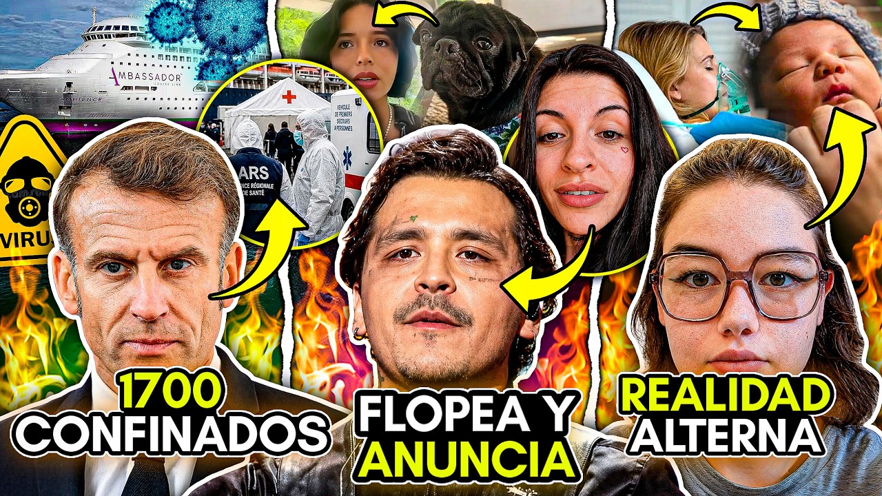 NODAL en el FLOP! CAZZU ANUNCIA! 1700 PERSONAS CONFINADAS! OTRO CRUCERO! DESPIERTA de EXTRAÑO COMA!