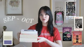 september + october wrap up | the tandem, nightshade etc.