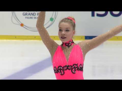 2016 ISU Junior Grand Prix - Tallinn - Ladies Short Program - Danielle HARRISON GBR