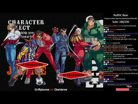 Project Justice Community Tournament #4 - Griffybones vs Obsideres [4K/60fps]