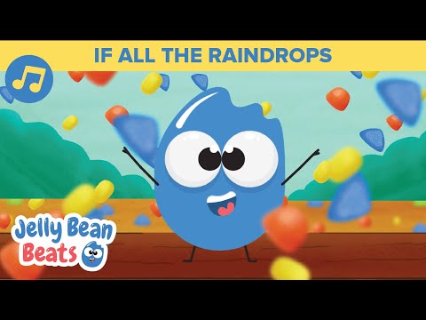 If All the Raindrops Were Lemon Drops & Gumdrops Song + LYRICS | Nursery Rhymes 🎵 Jelly Bean Beats