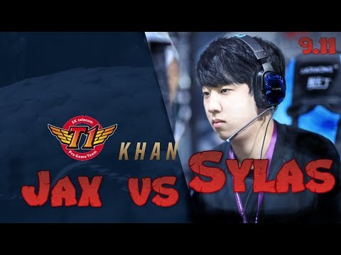 SKT Khan - Jax vs Sylas Top - LoL Season 9 KR Ranked | League Of Legends