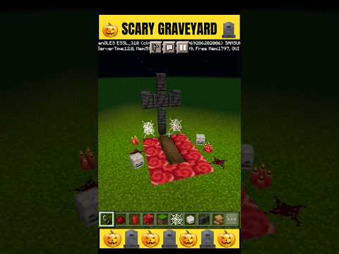 Spooky Minecraft Graveyard Build Hacks