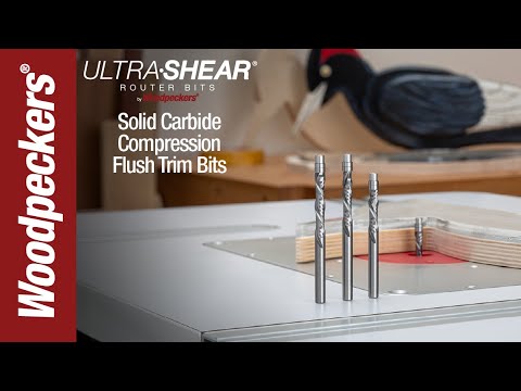 Ultra-Shear 1/4" Compression Flush Trim Bits