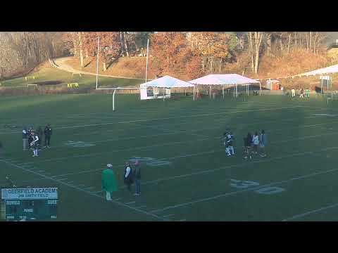 Deerfield Academy vs Choate Rosemary Hall High School Mens Varsity Football