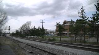 preview picture of video 'CSX RBBBX Circus Train And More At Hyattsville Wye'