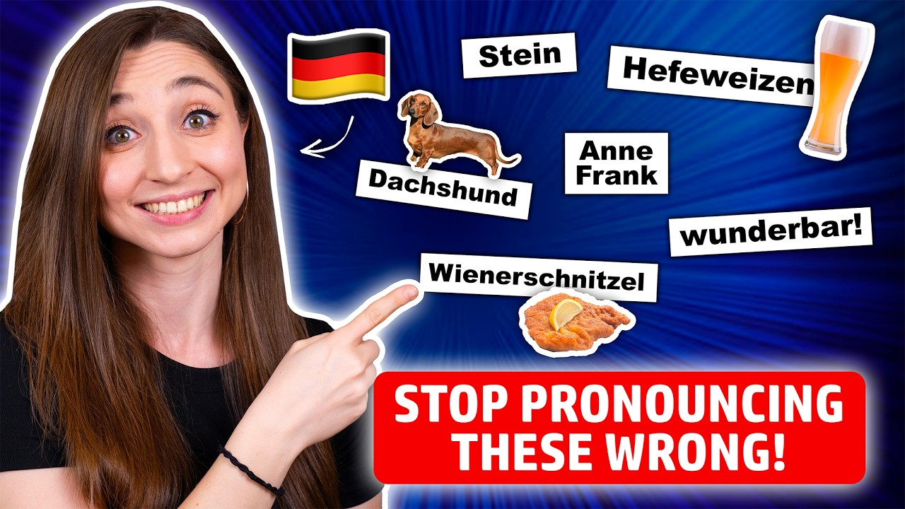 25 German Words the World Keeps Saying WRONG! | Feli from Germany