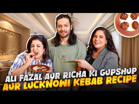 Ali Fazal Aur Richa Chadha Ne Kitchen Mein Dikhaya Apna Talent - Lucknowi Kebab! | @FarahKhanK
