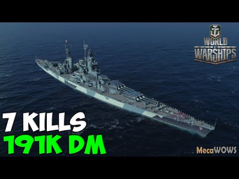 World of WarShips | Odin | 7 KILLS | 191K Damage - Replay Gameplay 1080p 60 fps