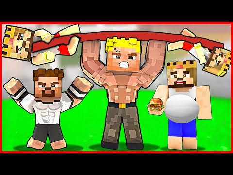 ARDA FAMILY BECAME MUSCLE AND BEAT EVERYONE IN THE CITY 😂 - Minecraft