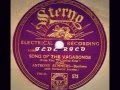 Song of the Vagabonds (The Vagabond King-R.Friml-1925) - Sterno Records 1930's
