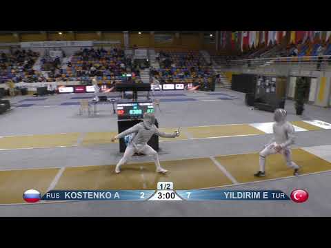 2022 158 T16 03 M S Individual Orleans FRA GP YELLOW KOSTENKO RUS vs YILDIRIM TUR