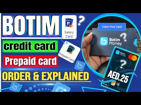 How to Order Botim Prepaid Card / Get Credit card in Botim App explained New