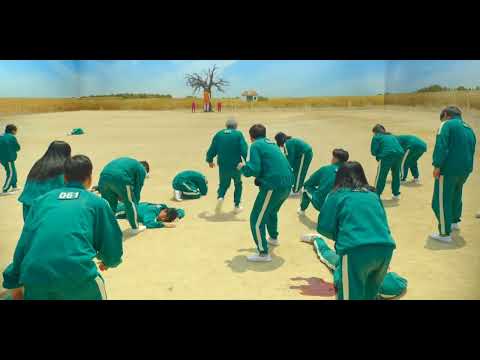 Squid Game - Red Light Green Light Old Man Scene