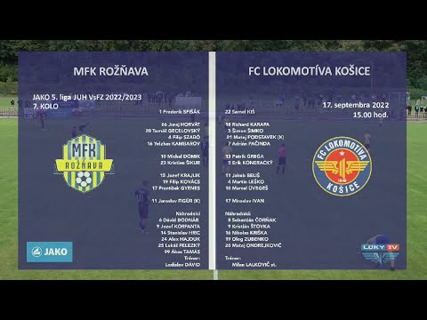 MFK Rožňava - FC Lokomotíva Košice 0:1 (0:1)