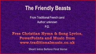The Friendly Beasts - Christmas Carols Lyrics & Music