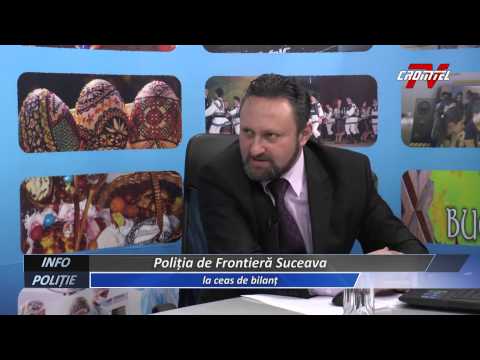 Info poliție - Invitat Cezar Călin Ciorteanu, Seful Poliției de Frontieră Suceava