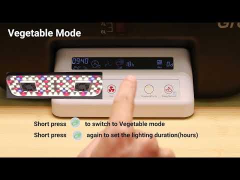 How to Use Growell 17 Pods Hydroponic System Buttons?（HS02)