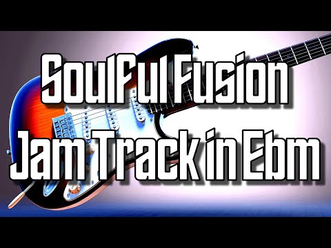 Soulful Fusion Jam Track in Eb Minor 🎸 Guitar Backing Track